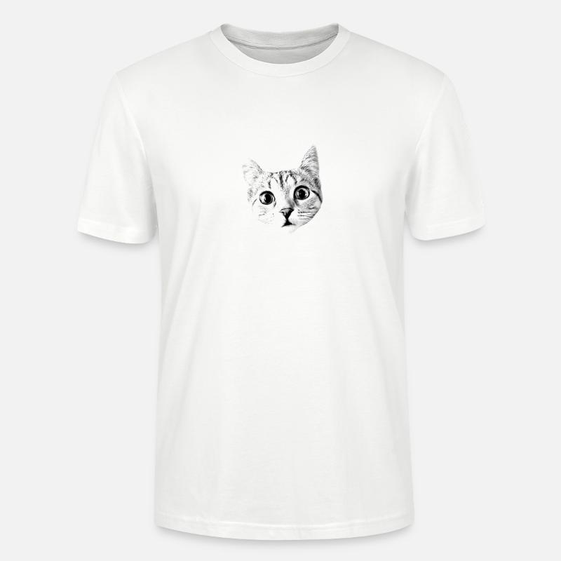 Kitty "mina" - Stanley/Stella Unisex Bio-T-Shirt CRAFTER - Weiß