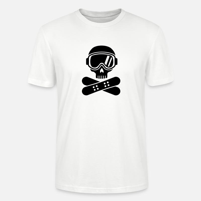 Snowboard - Stanley/Stella Unisex Bio-T-Shirt CRAFTER - Weiß