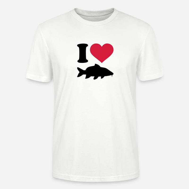 Karpfen - Stanley/Stella Unisex Bio-T-Shirt CRAFTER - Weiß