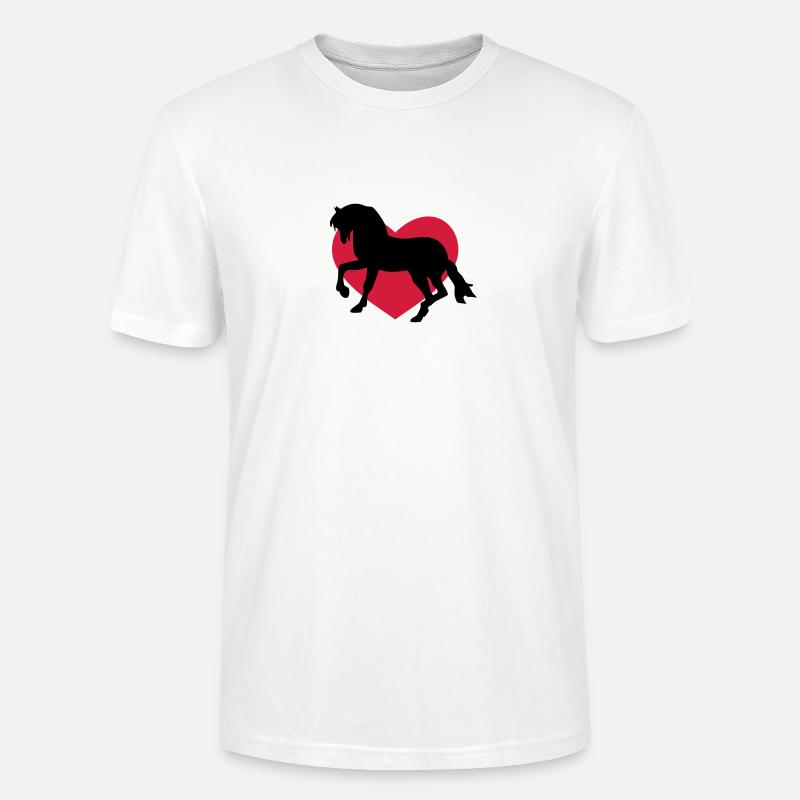 Pferd Liebe - Stanley/Stella Unisex Bio-T-Shirt CRAFTER - Weiß