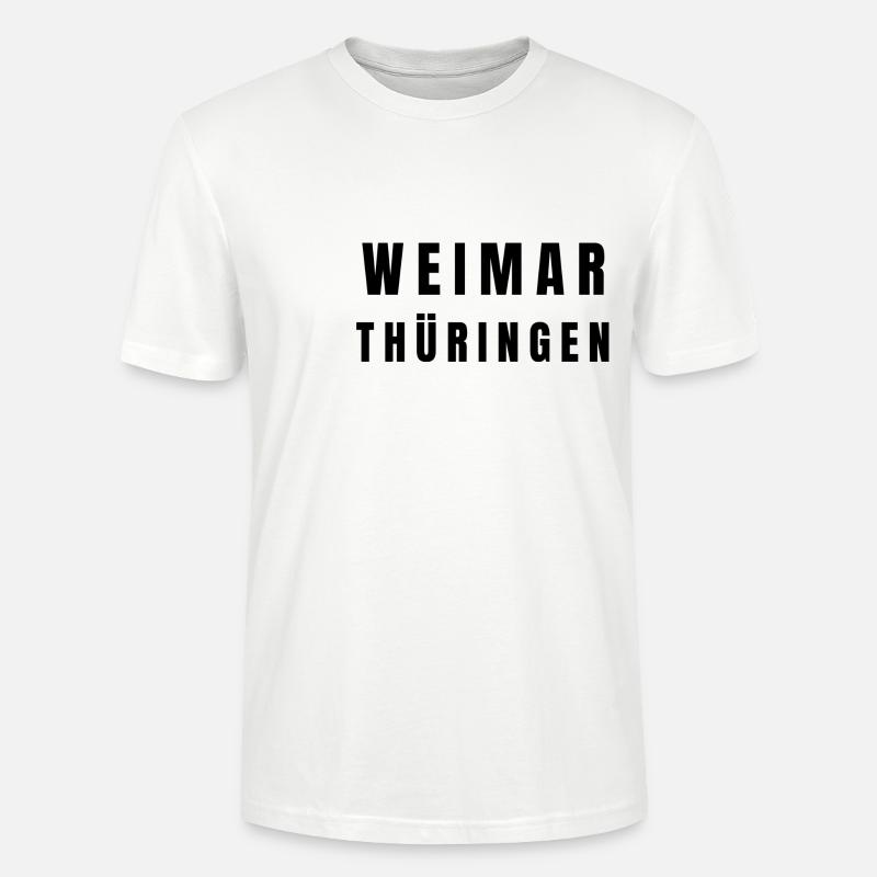 Weimar, Thuringe - T-shirt bio CRAFTER Stanley Stella Unisexe - blanc