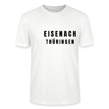 Eisenach, Thuringe - T-shirt bio CRAFTER Stanley Stella Unisexe - blanc - Devant - Alina (178cm) & Michal (187cm)