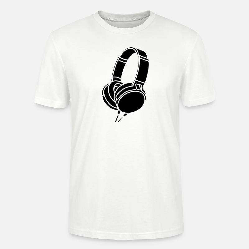 Kopfhörer - Headphone - Stanley/Stella Unisex Bio-T-Shirt CRAFTER - Weiß