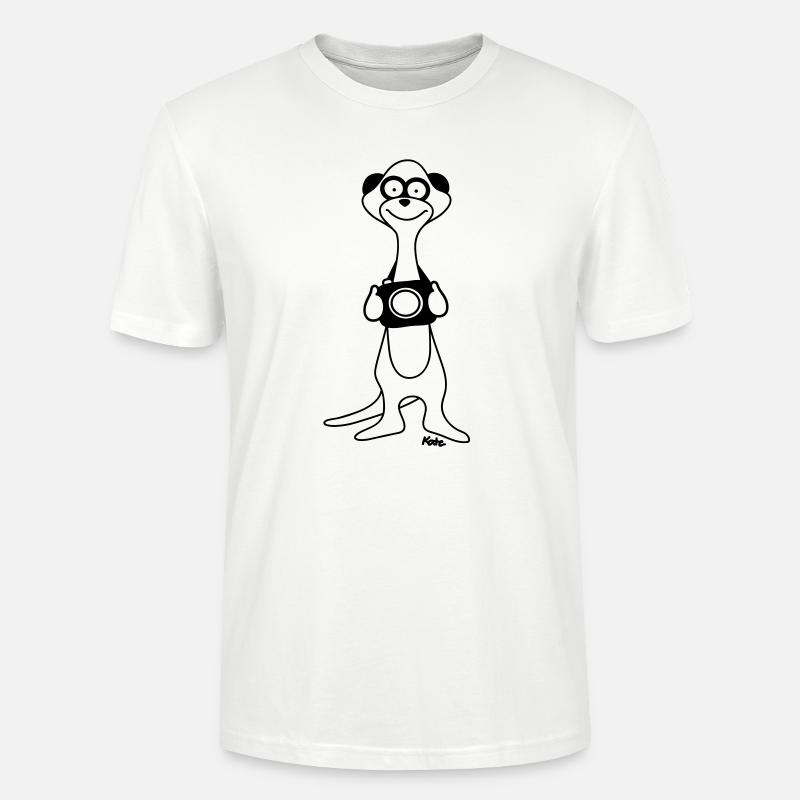 Erdmännchen - Stanley/Stella Unisex Bio-T-Shirt CRAFTER - Weiß