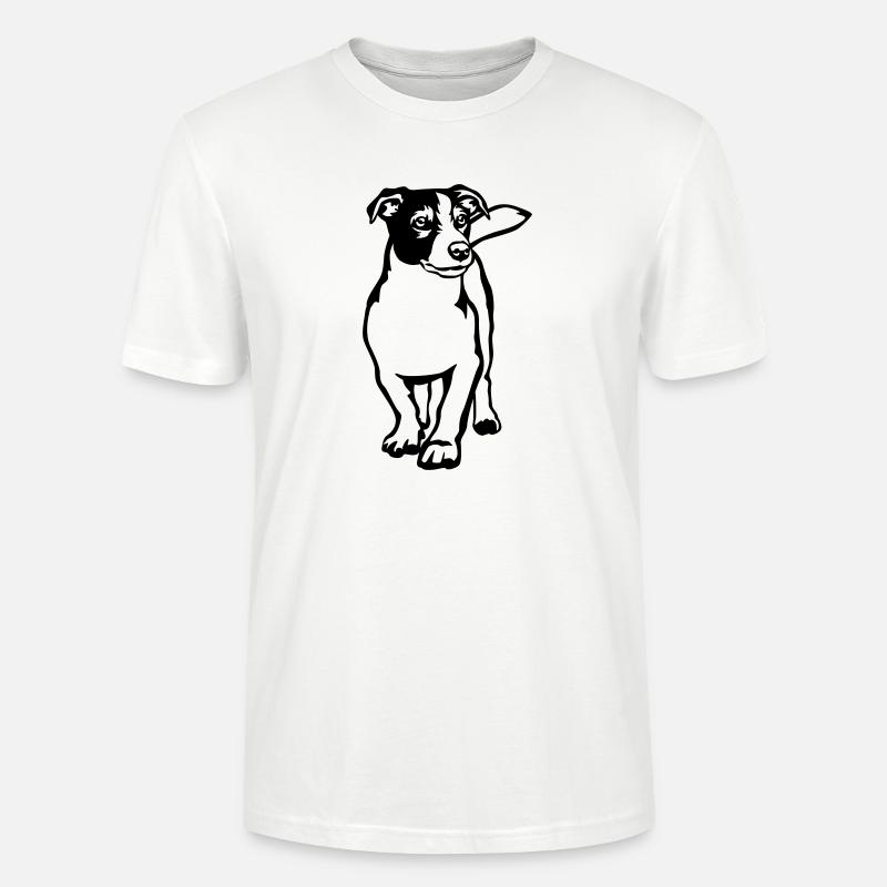 Jack Russell Terrier - Stanley/Stella Unisex Bio-T-Shirt CRAFTER - Weiß