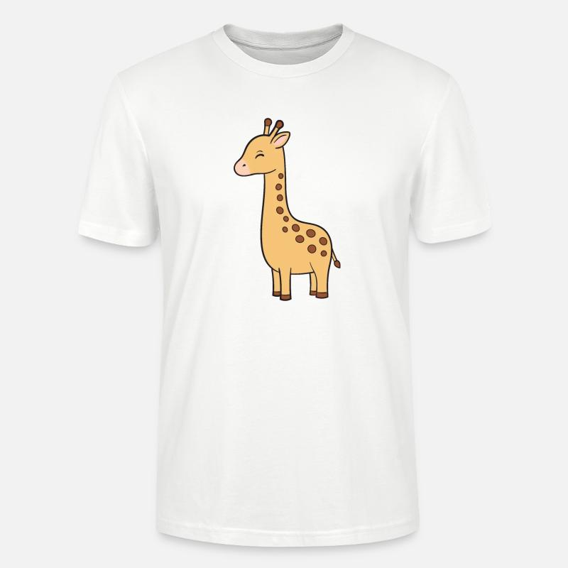 Giraffe - Stanley/Stella Unisex Bio-T-Shirt CRAFTER - Weiß