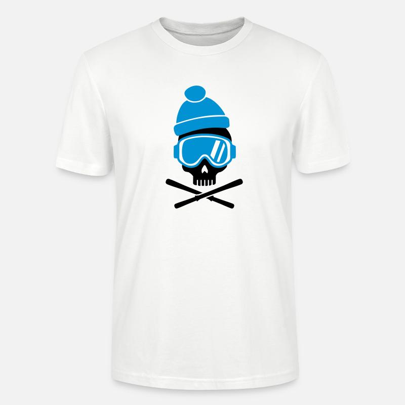 Ski - T-shirt bio CRAFTER Stanley Stella Unisexe - blanc
