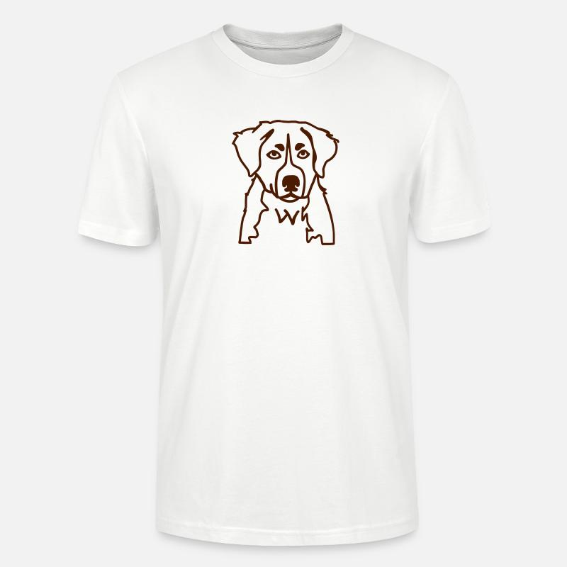 Berner Sennenhund - Stanley/Stella Unisex Bio-T-Shirt CRAFTER - Weiß