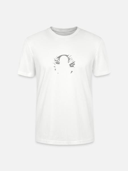Astronaut Fishing - Stanley/Stella Unisex Bio-T-Shirt CRAFTER - Weiß