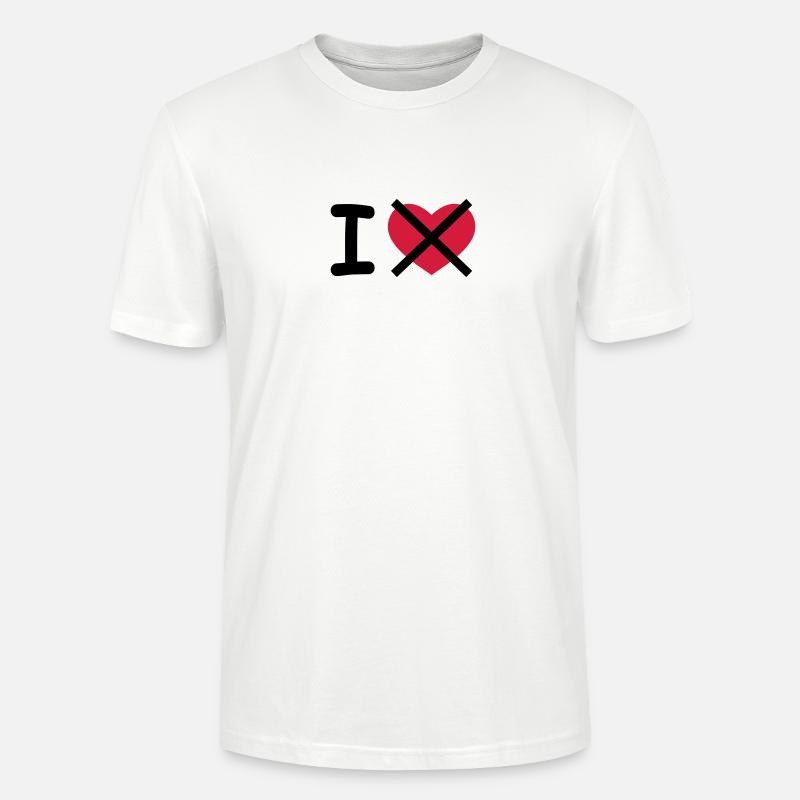 I Hate - Stanley/Stella Unisex Bio-T-Shirt CRAFTER - Weiß