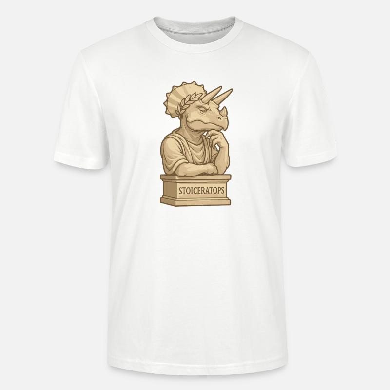 Stoiceratops - Stanley/Stella Unisex Bio-T-Shirt CRAFTER - Weiß