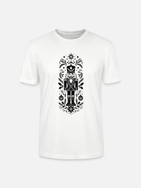 Nussknacker Weihnachten - Stanley/Stella Unisex Bio-T-Shirt CRAFTER - Weiß