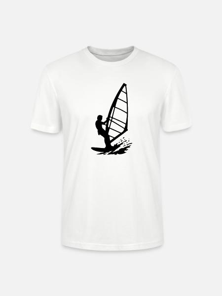 Kitesurfen - Stanley/Stella Unisex Bio-T-Shirt CRAFTER - Weiß