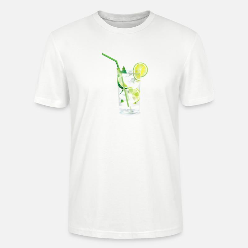Caipirinha Cocktail - Stanley/Stella Unisex Bio-T-Shirt CRAFTER - Weiß