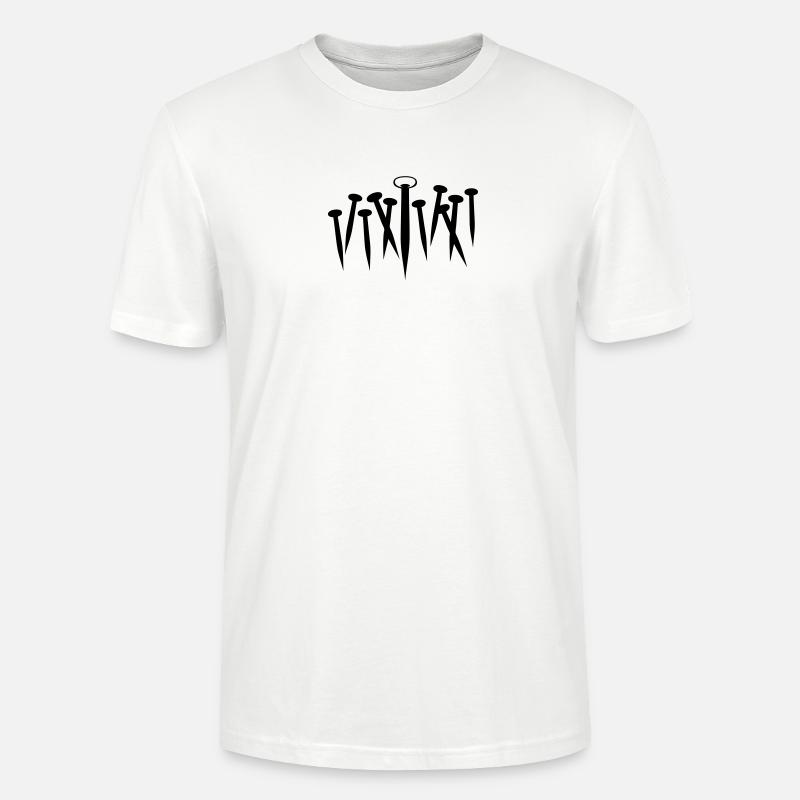 des clous 2 - T-shirt bio CRAFTER Stanley Stella Unisexe - blanc