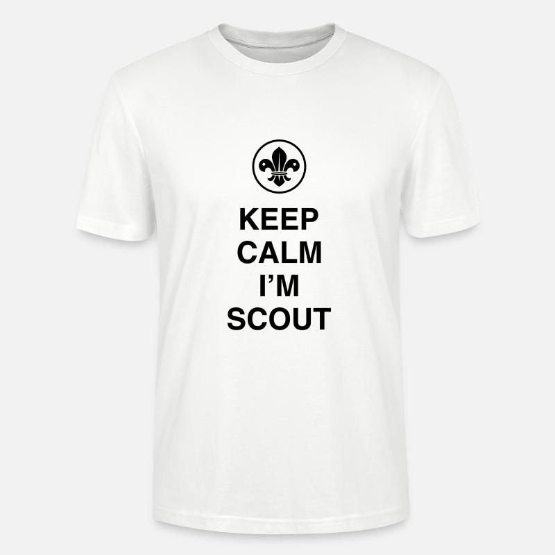 Keep Calm I'm Scout - T-shirt bio CRAFTER Stanley Stella Unisexe - blanc