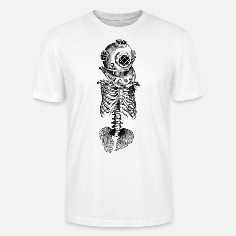 spacesuit - Stanley/Stella Unisex Bio-T-Shirt CRAFTER - Weiß