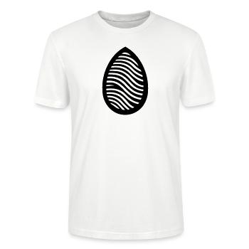 Oeuf de Pâques - T-shirt bio CRAFTER Stanley Stella Unisexe - blanc - Devant - Alina (178cm) & Michal (187cm)