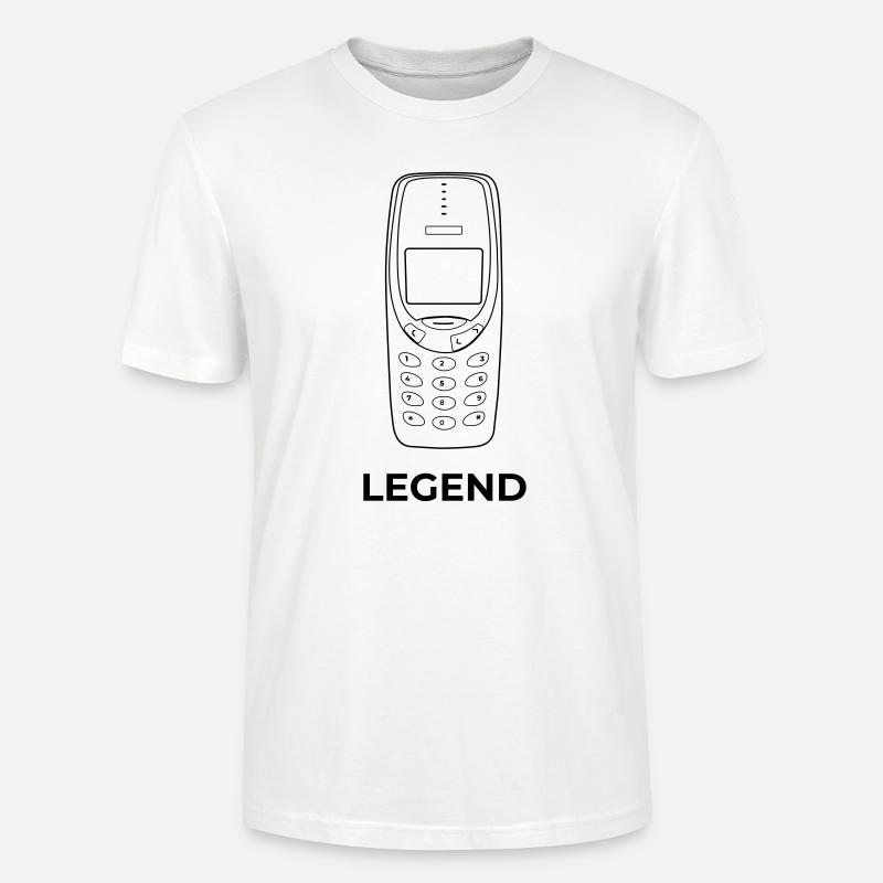 Téléphone mobile Legend - T-shirt bio CRAFTER Stanley Stella Unisexe - blanc