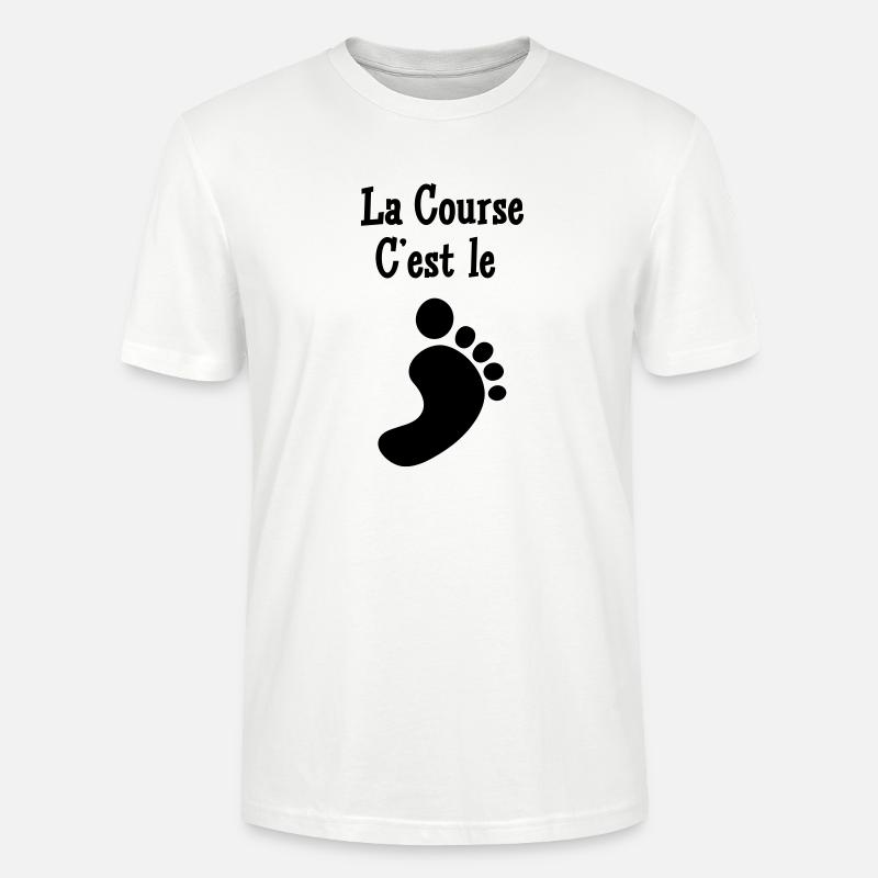 Course à Pied / Running / Jogging / Coureur - T-shirt bio CRAFTER Stanley Stella Unisexe - blanc