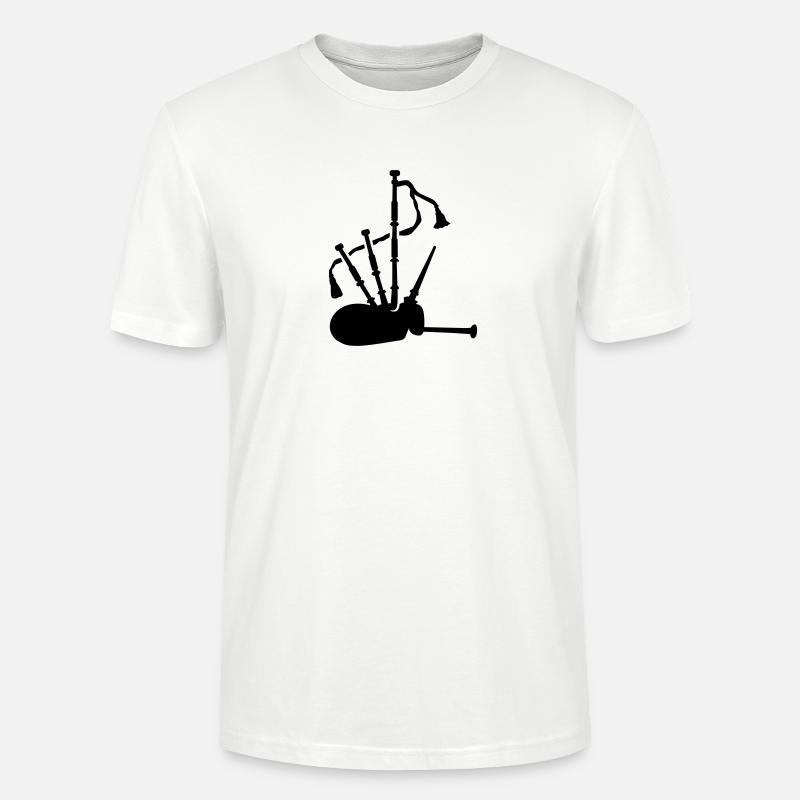 Dudelsack - Stanley/Stella Unisex Bio-T-Shirt CRAFTER - Weiß