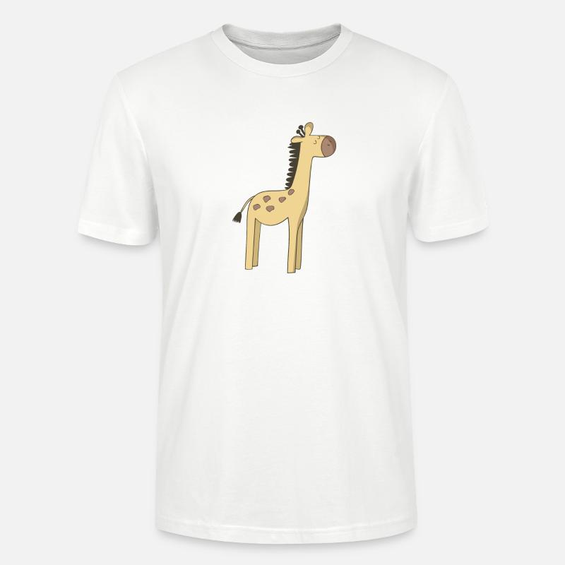 Giraffe - Stanley/Stella Unisex Bio-T-Shirt CRAFTER - Weiß