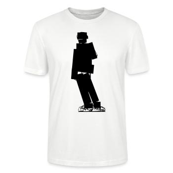 censored - Stanley/Stella CRAFTER Unisex Organic T-Shirt - white - Front - Alina (178cm) & Michal (187cm)