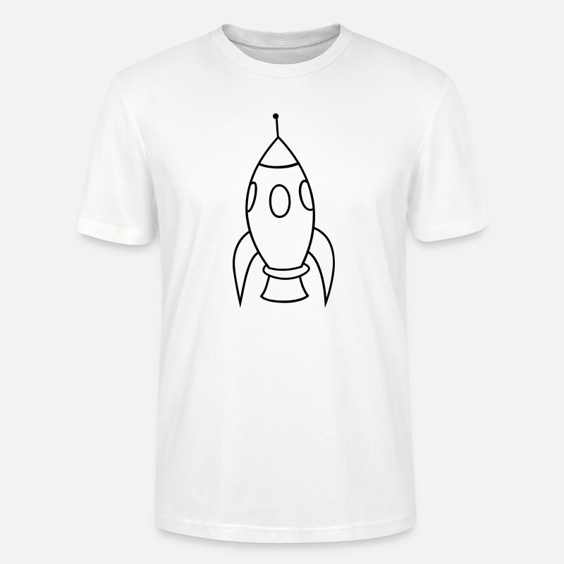 Rakete - Stanley/Stella Unisex Bio-T-Shirt CRAFTER - Weiß