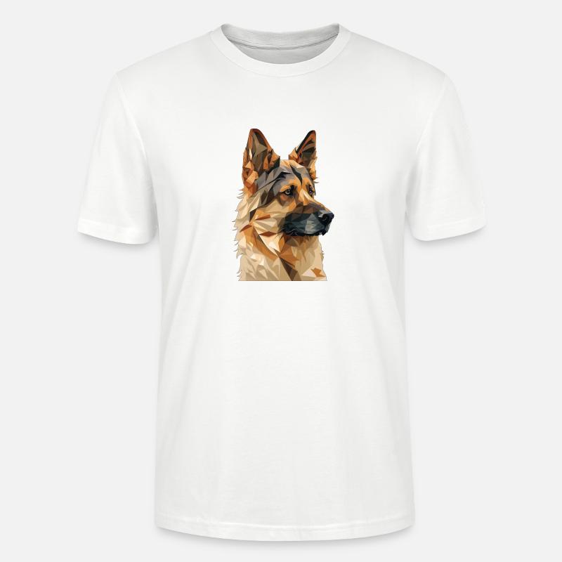 SCHÄFERHUND - Stanley/Stella Unisex Bio-T-Shirt CRAFTER - Weiß