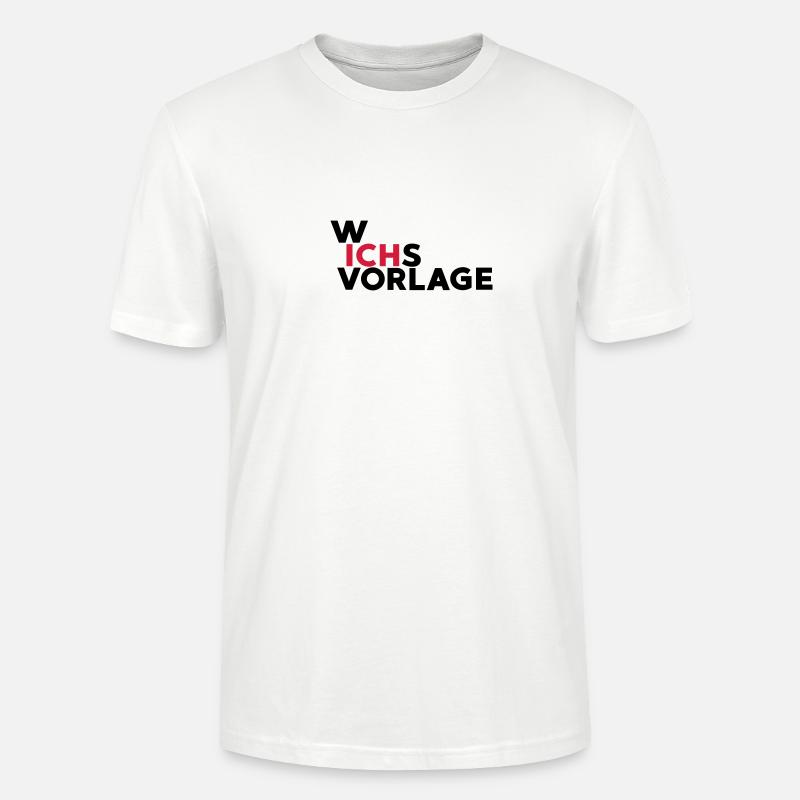 Vorlage - Stanley/Stella Unisex Bio-T-Shirt CRAFTER - Weiß
