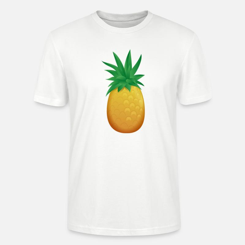 fruit d'ananas013 - T-shirt bio CRAFTER Stanley Stella Unisexe - blanc