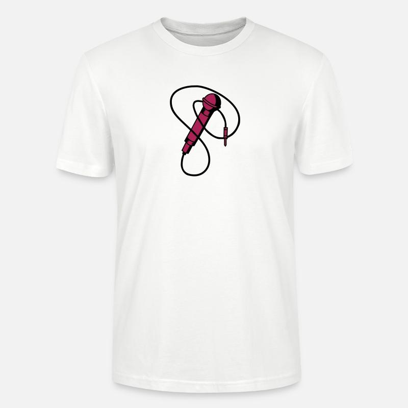 microphone - Stanley/Stella Unisex Bio-T-Shirt CRAFTER - Weiß