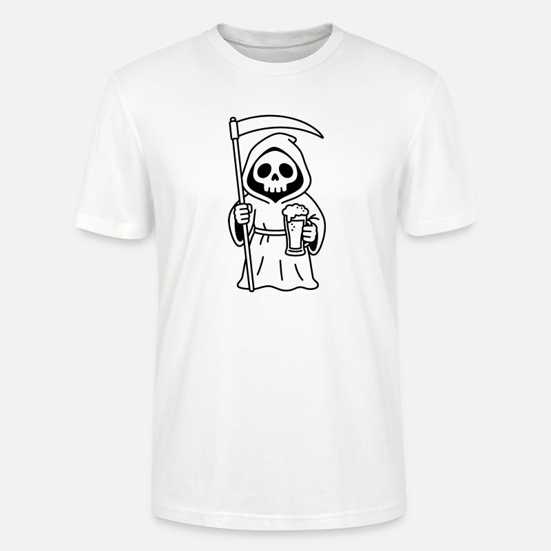 Bière morte - T-shirt bio CRAFTER Stanley Stella Unisexe - blanc