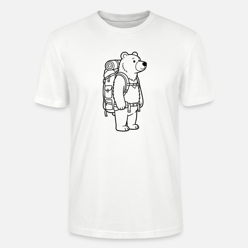 Wanderbär - Stanley/Stella Unisex Bio-T-Shirt CRAFTER - Weiß