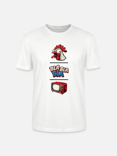 Bla Bla Bla - Stanley/Stella Unisex Bio-T-Shirt CRAFTER - Weiß