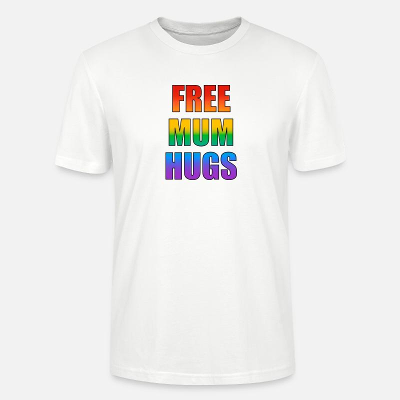Maman Gratuite Câlins Pride - T-shirt bio CRAFTER Stanley Stella Unisexe - blanc