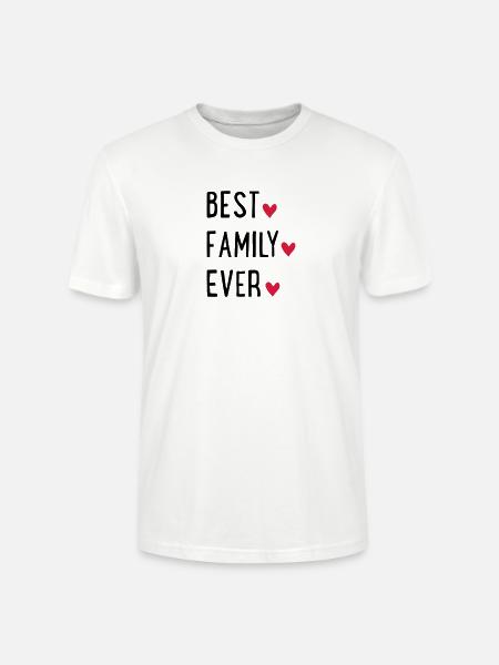Beste familie - Stanley/Stella Uniseks bio-T-shirt CRAFTER - wit