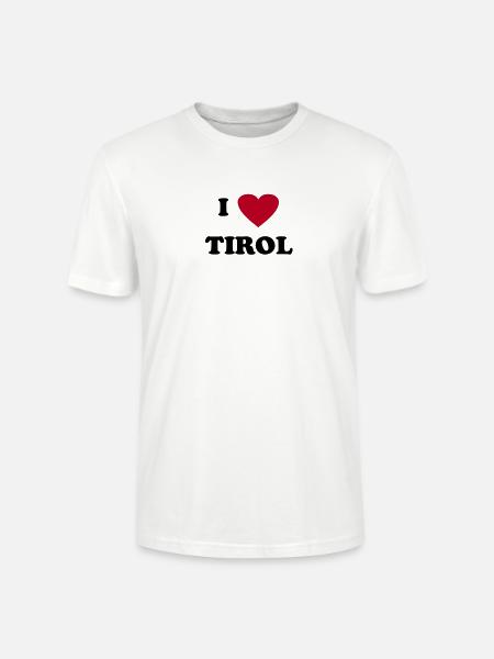 J'aime Tirol - T-shirt bio CRAFTER Stanley Stella Unisexe - blanc
