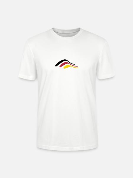 stripe bush_vec_3 - Stanley/Stella CRAFTER Unisex Organic T-Shirt - white