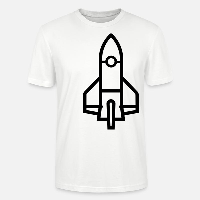 Rakete - Stanley/Stella Unisex Bio-T-Shirt CRAFTER - Weiß
