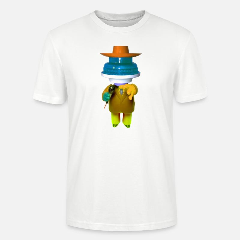70' Disco Mann - Stanley/Stella Unisex Bio-T-Shirt CRAFTER - Weiß