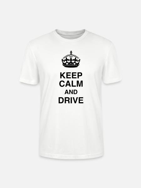 Driver - Driving - Fahren - Conducteur - Auto - Stanley/Stella CRAFTER Unisex Organic T-Shirt - white