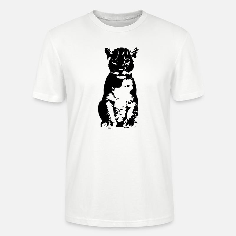 löwe - Stanley/Stella Unisex Bio-T-Shirt CRAFTER - Weiß
