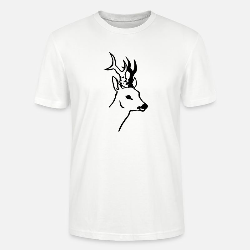 Rehbock - Stanley/Stella Unisex Bio-T-Shirt CRAFTER - Weiß