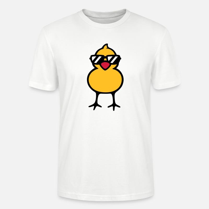 cool chick (rd) - T-shirt bio CRAFTER Stanley Stella Unisexe - blanc