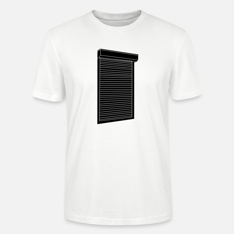 Roller shutter blinds - Stanley/Stella CRAFTER Unisex Organic T-Shirt - white