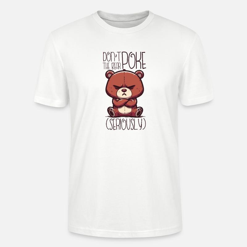 Serious Teddy - Stanley/Stella Unisex Bio-T-Shirt CRAFTER - Weiß