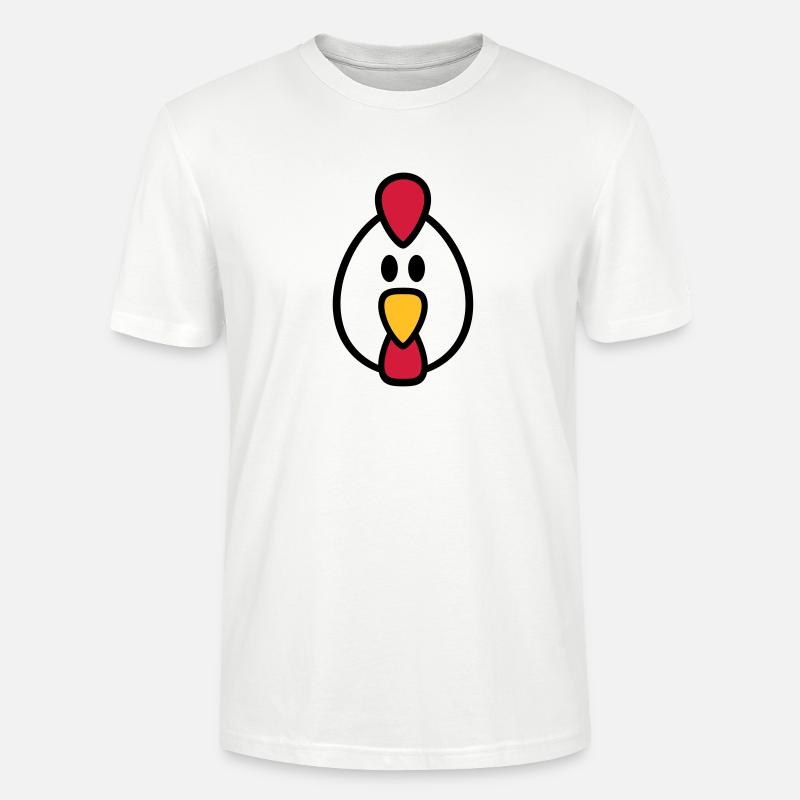 Huhn - Stanley/Stella Unisex Bio-T-Shirt CRAFTER - Weiß