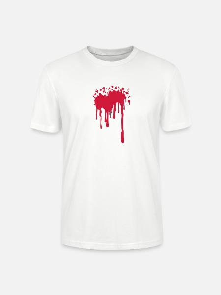 Blutfleck5 - Stanley/Stella Unisex Bio-T-Shirt CRAFTER - Weiß