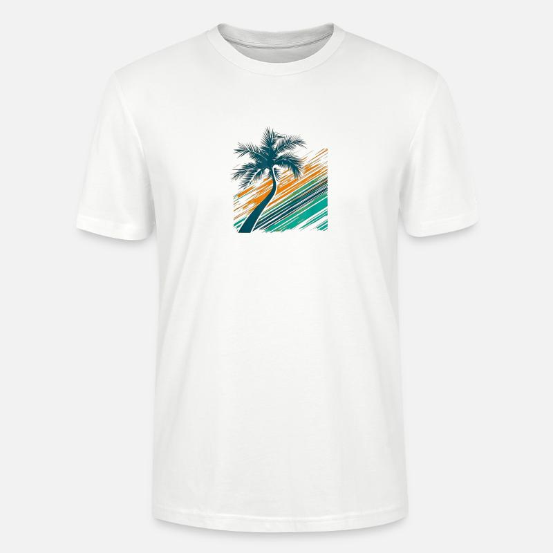 Palm Tree Logo - Stanley/Stella Unisex Bio-T-Shirt CRAFTER - Weiß